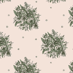 Spruce Etched In Tradition Yardage by Sharon Holland for Art Gallery Fabrics