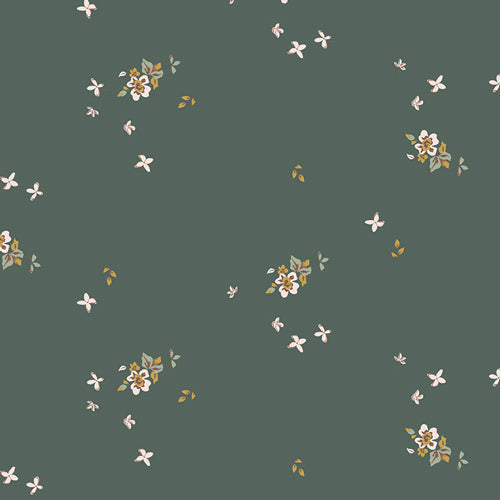 Spruce Evergreen Delicate Balance Yardage by Sharon Holland for Art Gallery Fabrics