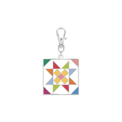 Star Quilty Enamel  Charm by Riley Blake Designs