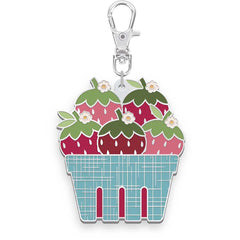 Farmer's Daughter Berry Basket Enamel Happy Charm by Lori Holt