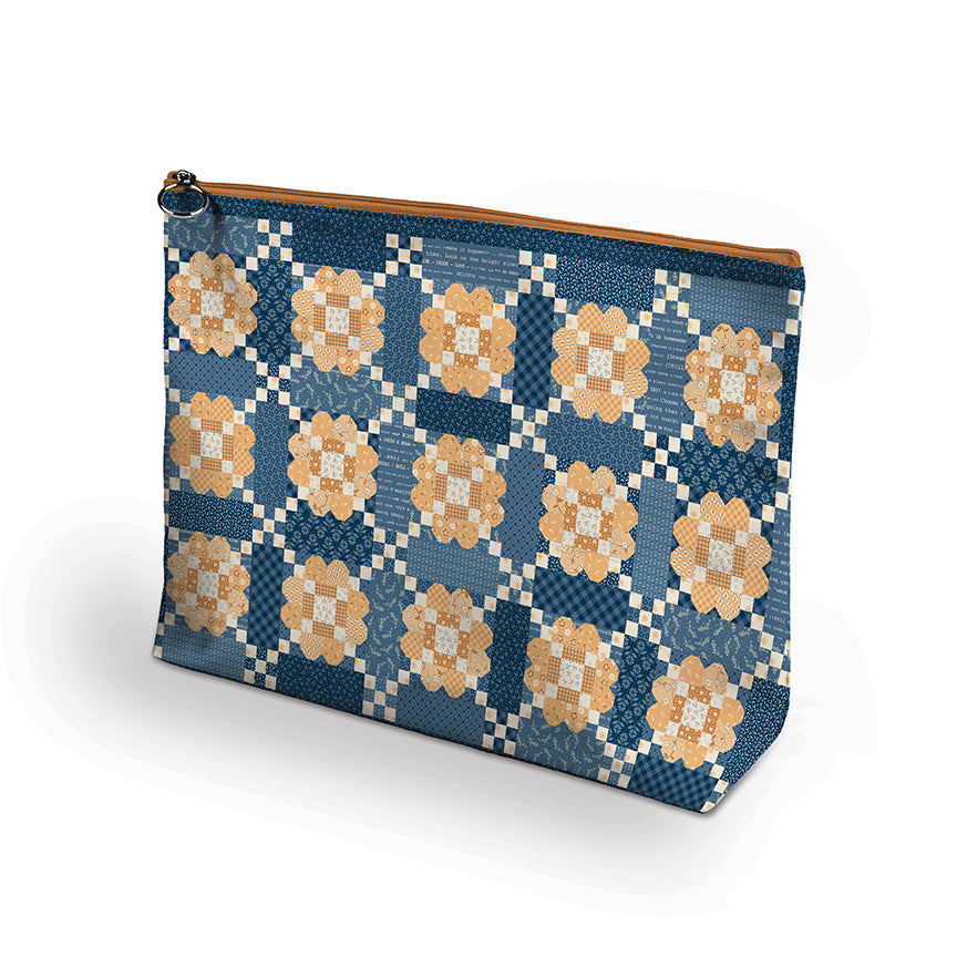 Denim & Daisy Vinyl Project Bag from Lori Holt