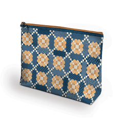 Denim & Daisy Vinyl Project Bag from Lori Holt