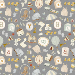 Small Wonder Dove Dream Big Yardage by Dear Stella for Dear Stella Fabrics