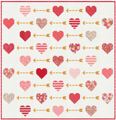 Love Blooms Playing Cupid Quilt Kit