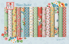 Flower Market 10" Precuts by Elea Lutz for Poppie Cotton Fabrics