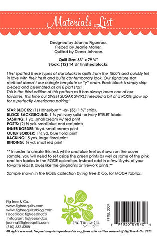 Sweet Sugar Swirls Quilt Pattern by Fig Tree & Co.