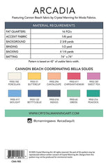 Arcadia Quilt Pattern by Crystal Manning