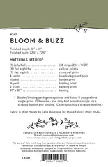 Bloom & Buzz Quilt Pattern by Lella Boutique