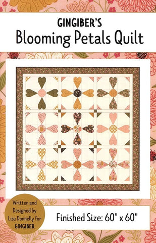 Blooming Petals Quilt Pattern by Gingiber