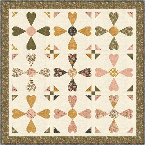 Blooming Petals Quilt Pattern by Gingiber