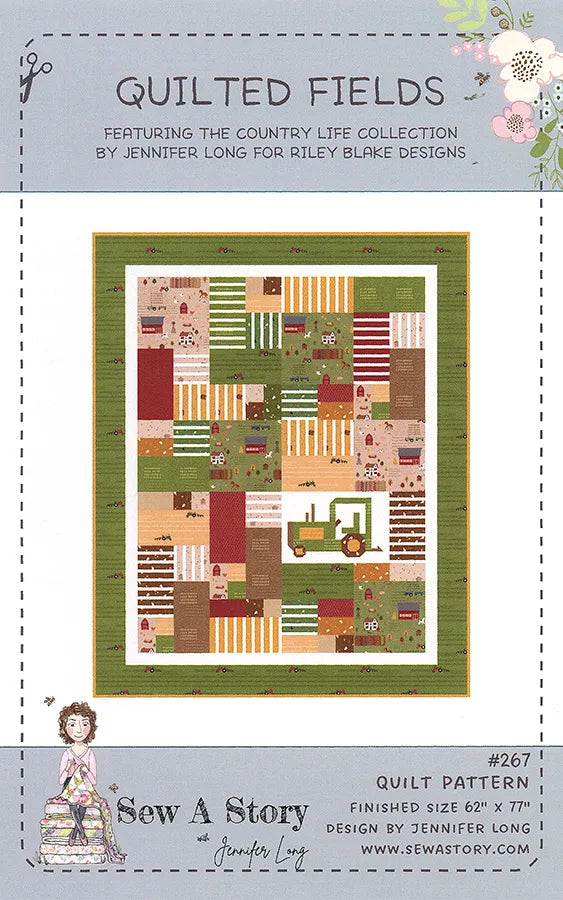 Quilted Fields Quilt Pattern by Bee Sew Inspired