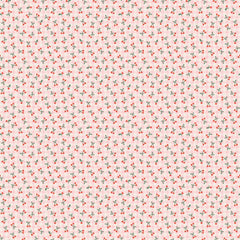 Farmhouse Fancy Pink Cherry Pie Yardage by Elea Lutz for Poppie Cotton Fabrics