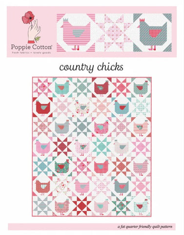 Country Chicks Quilt Pattern by Poppie Cotton Fabrics