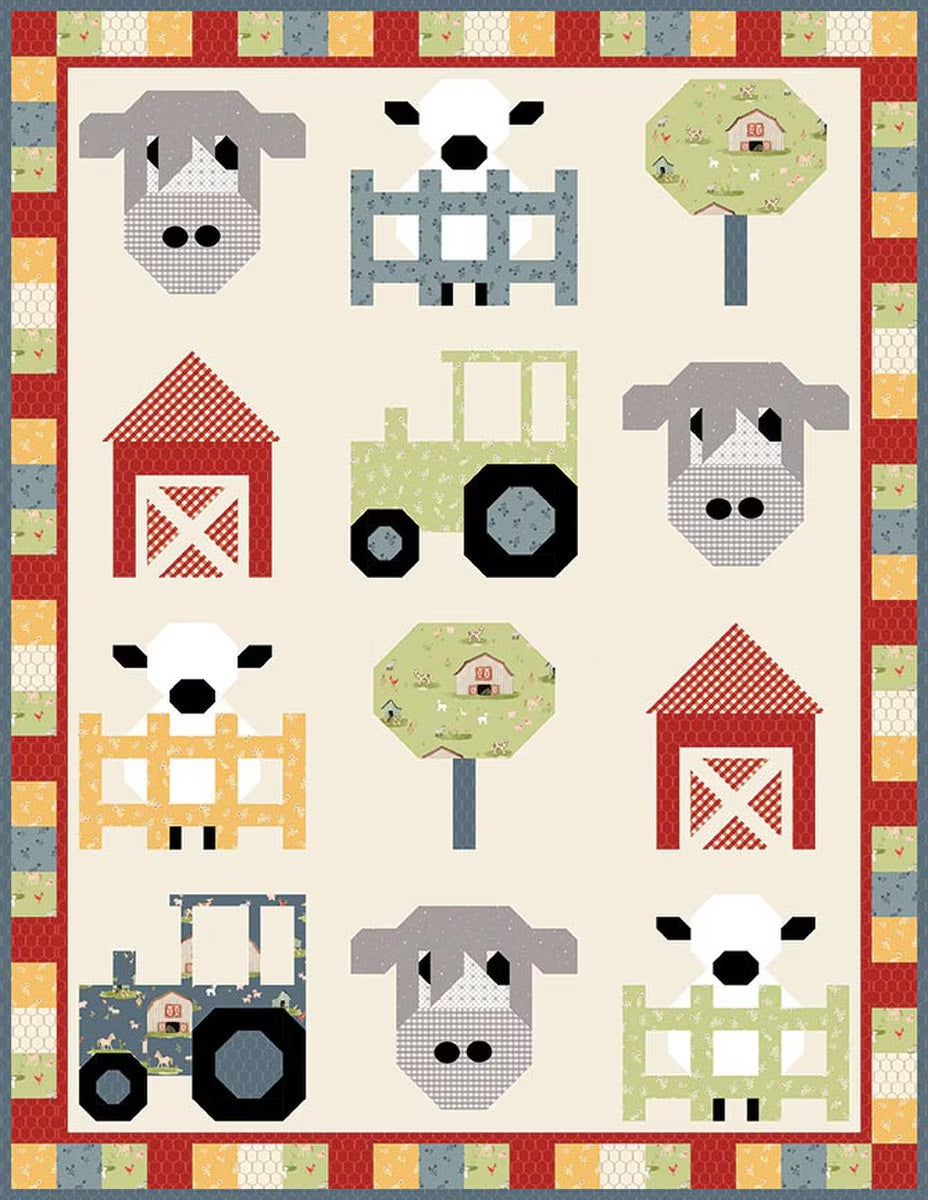 Farm Visit Quilt Pattern by Coach House Designs