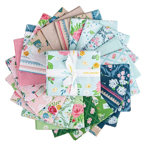 Correspondence Fat Quarter Bundle by Beverly McCullough for Riley Blake Designs