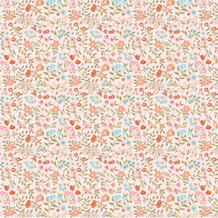 Promise Me Pink From My Heart Yardage by Michal Marko for Poppie Cotton Fabrics