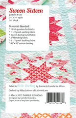 Swoon Sixteen Quilt Pattern by Thimble Blossoms