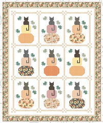 Owl-O-Ween Just Kitten Around Quilt Kit