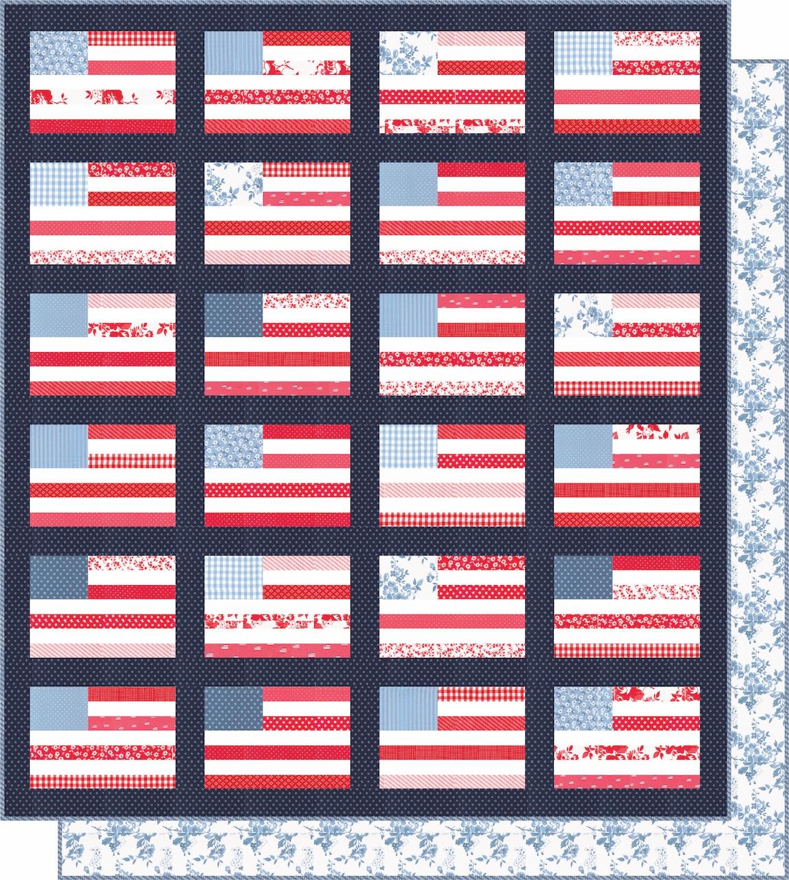 Stars & Stripes More Stars & Stripes Quilt Kit