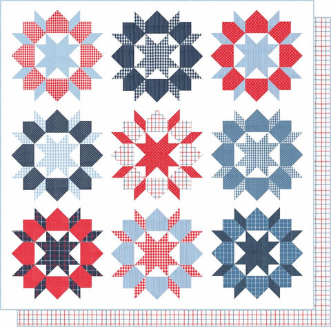 PREORDER Stars & Stripes Wovens Swoon Quilt Kit