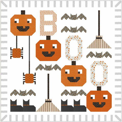 PREORDER Spooky Season Too Cute to Spook Quilt Kit