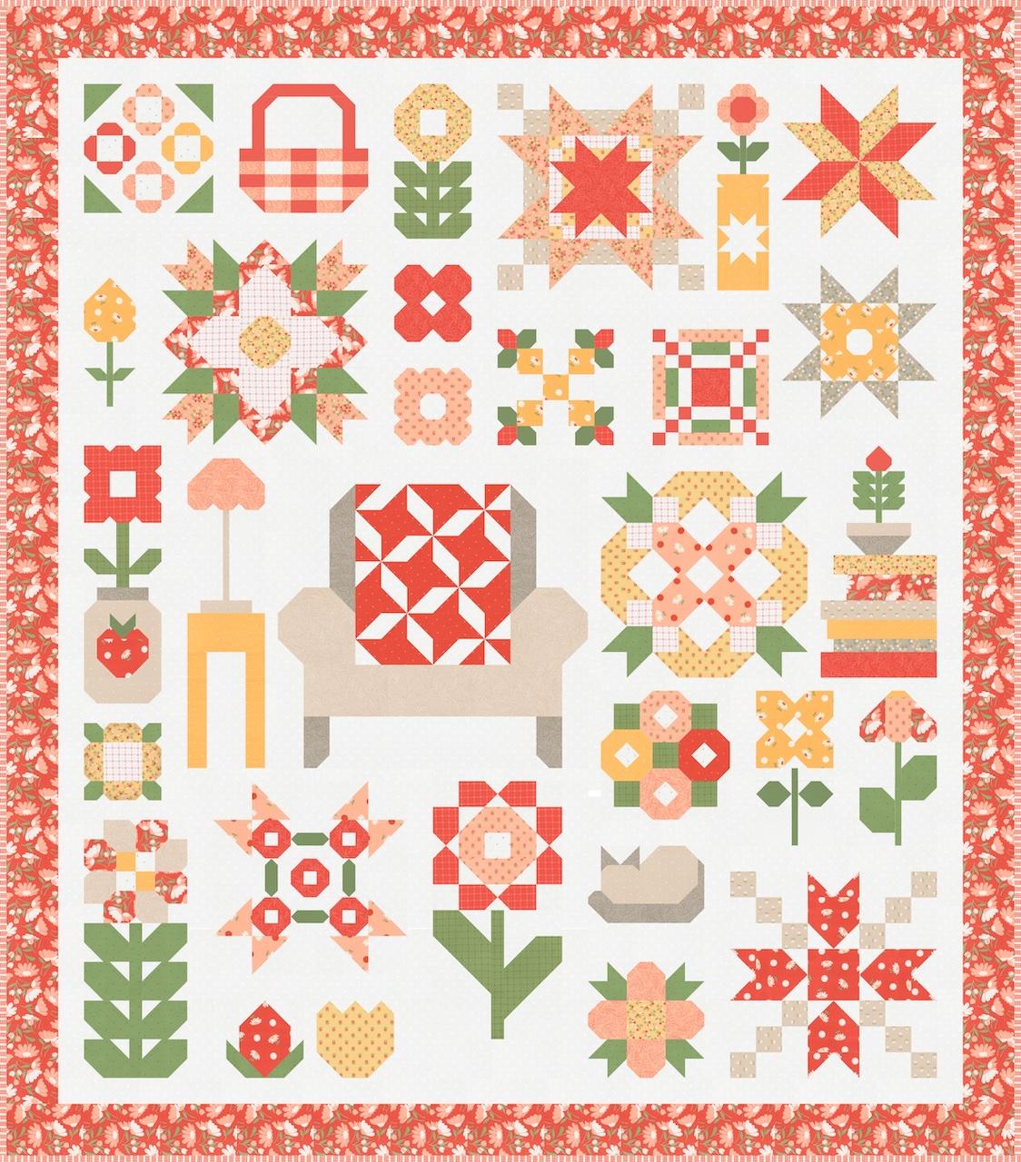 Sunroom Sampler Quilt Kit