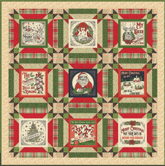 Holiday Cheer Peace & Joy Quilt Kit