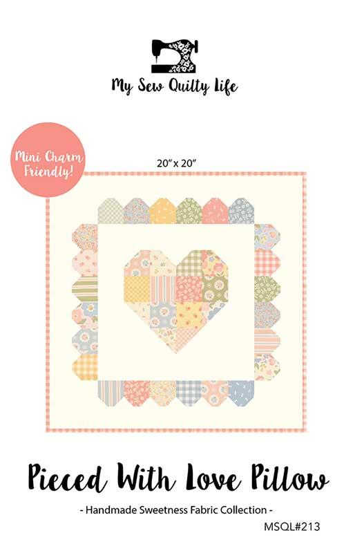 Pieced With Love Pillow Pattern by My Sew Quilty Life