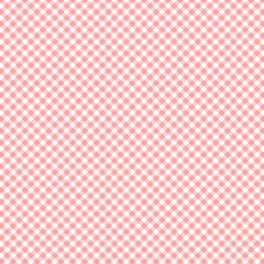 Gingham Picnic Pink Popsicle Yardage by Lori Woods for Poppie Cotton Fabrics