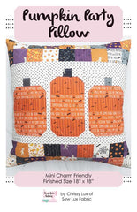 Pumpkin Party Pillow Pattern by Sew Lux Fabric