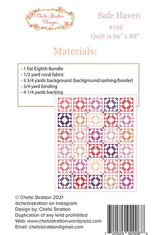 Safe Haven Quilt Pattern by Chelsi Stratton