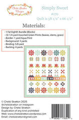 Simply Sweet Quilt Pattern by Chelsi Stratton Designs