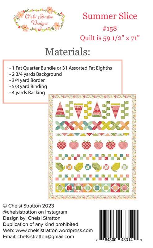 Summer Slice Quilt Pattern by Chelsi Stratton Designs – LouLou's Fabric ...