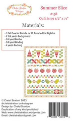 Summer Slice Quilt Pattern by Chelsi Stratton Designs