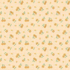 Farmhouse Fancy Yellow Tea Towel Yardage by Elea Lutz for Poppie Cotton Fabrics