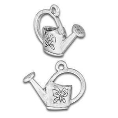 Watering Can Butterfly Zipper Pull or Sewing Charm