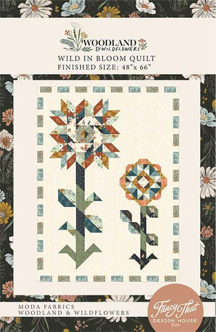Wild in Bloom Quilt Pattern by Fancy That Design House