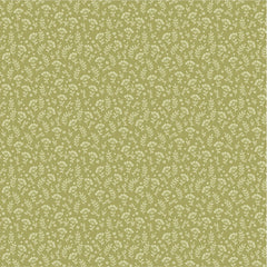 Promise Me Green XOXO Yardage by Michal Marko for Poppie Cotton Fabrics
