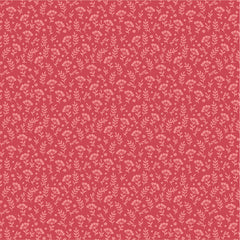 Promise Me Red XOXO Yardage by Michal Marko for Poppie Cotton Fabrics