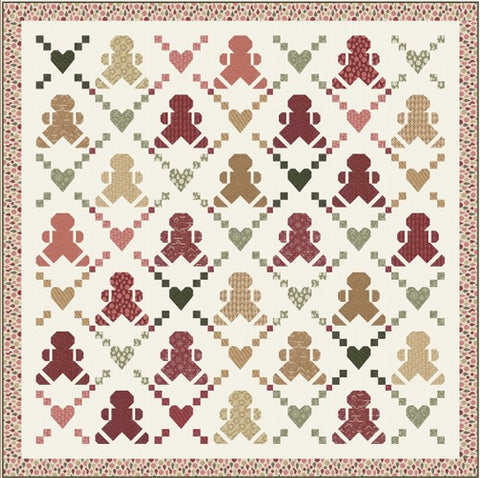 PREORDER Gingerbread Lane You Can't Catch Me Quilt Kit