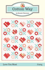 Love You Most Quilt Pattern by Cotton Way