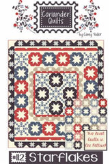 Starflakes Quilt Pattern by Coriander Quilts