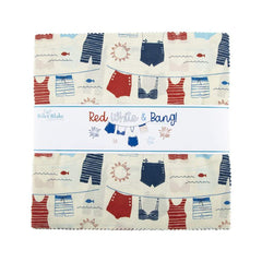 Red White & Bang 10" Stacker by Sandy Gervais for Riley Blake Designs