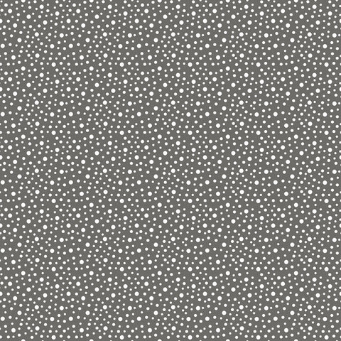Farm Fresh Dark Grey Dots Yardage by Jessica Flick for Benartex Fabrics
