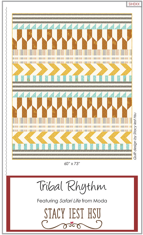 Tribal Rhythm Quilt Pattern by Stacy Iest Hsu