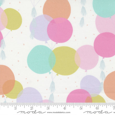 Soiree Vanilla Jumbo Balloons Yardage by Mara Penny for Moda Fabrics