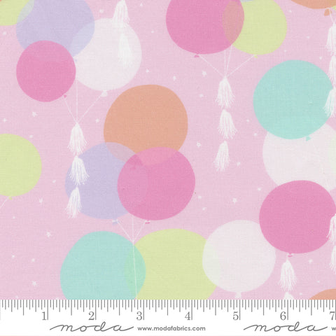 Soiree Cotton Candy Jumbo Balloons Yardage by Mara Penny for Moda Fabrics