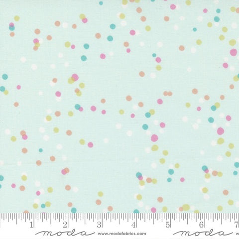 Soiree Mint Confetti Toss Yardage by Mara Penny for Moda Fabrics