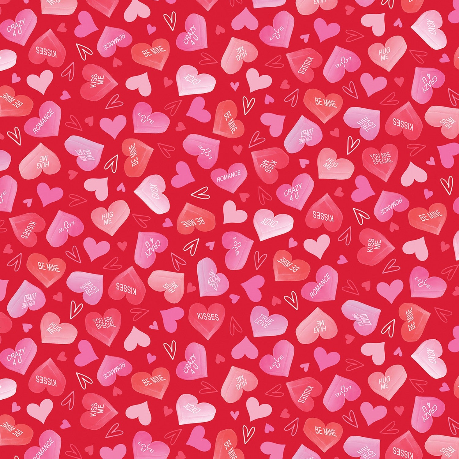 Red Candy Hearts