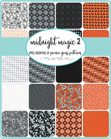 Midnight Magic 2 Jelly Roll by April Rosenthal for Moda Fabrics